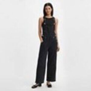 Levi's Women's Black Overalls   ( APRON WOMEN'S OVERALLS)